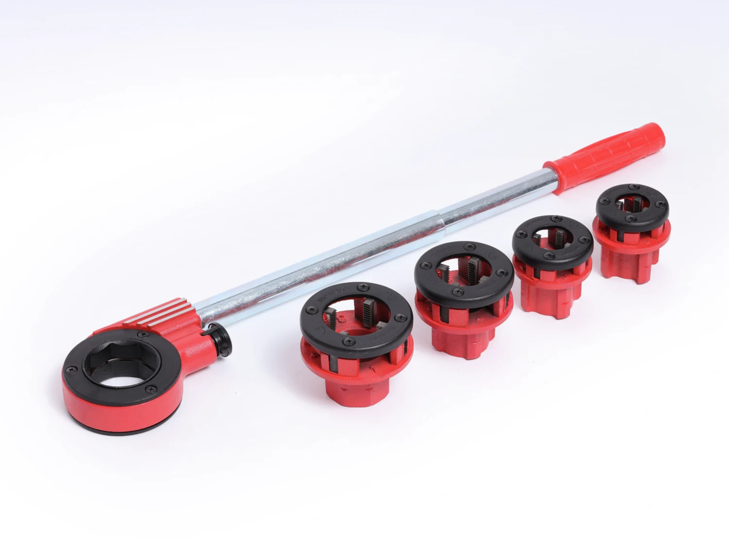 Набір плашок для нарізання різьби труб Rothenberger Industrial Super Cut Червоний, фото №4