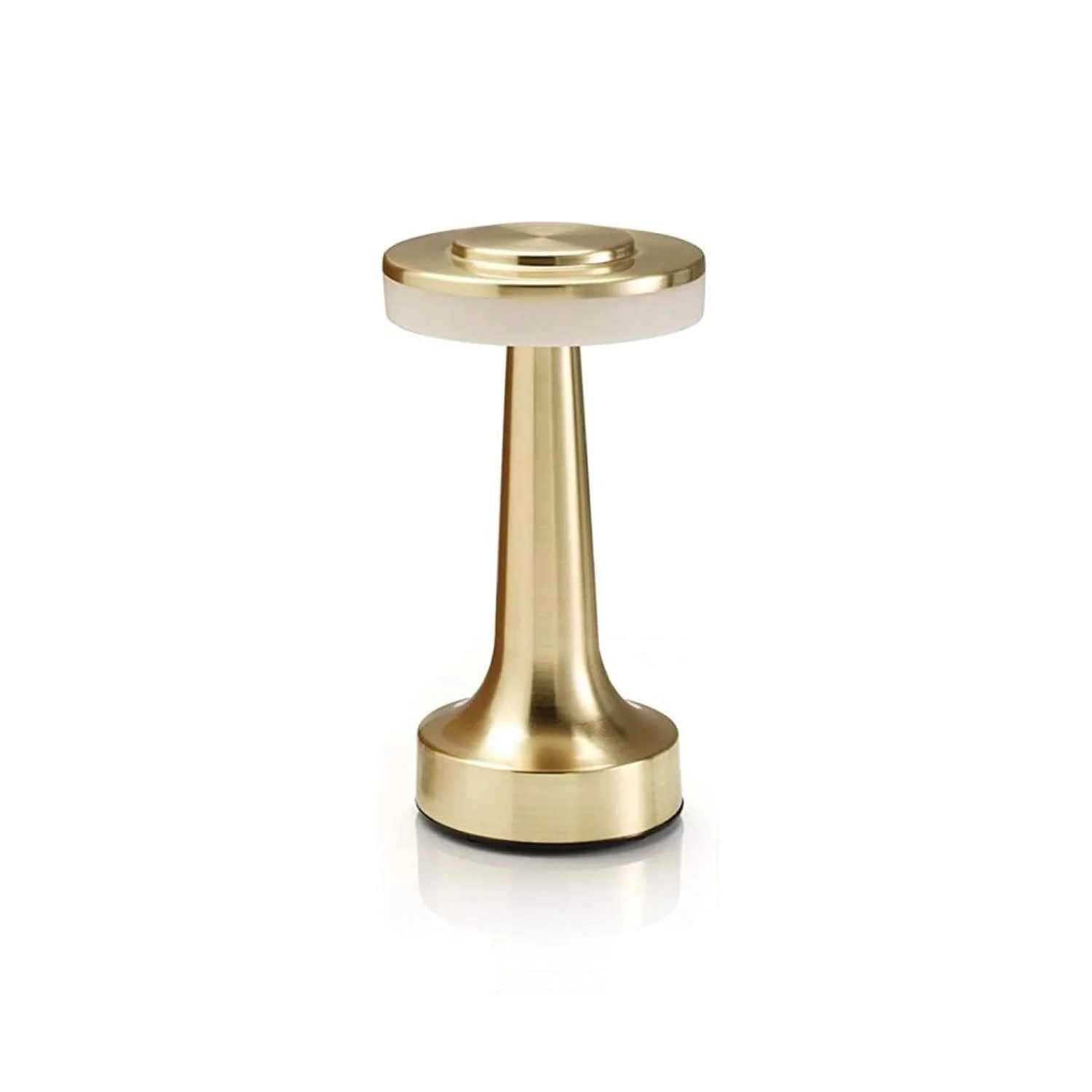 Настільна лампа Auraglow LED Touch Control Wireless Satin Brass, фото №1