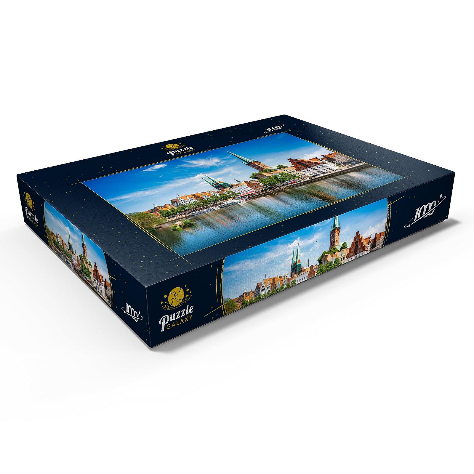 Пазл MyPuzzle Special Collection Lübeck with the famous Marienkirche, Schleswig-Holstein, Germany 1000 элементов, фото №3