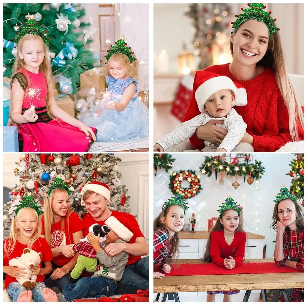 Різдвяна Обруч на голову з LED для вечірки, карнавалу, фото №3 Різдвяна Обруч на голову з LED для вечірки, карнавалу, фото №3