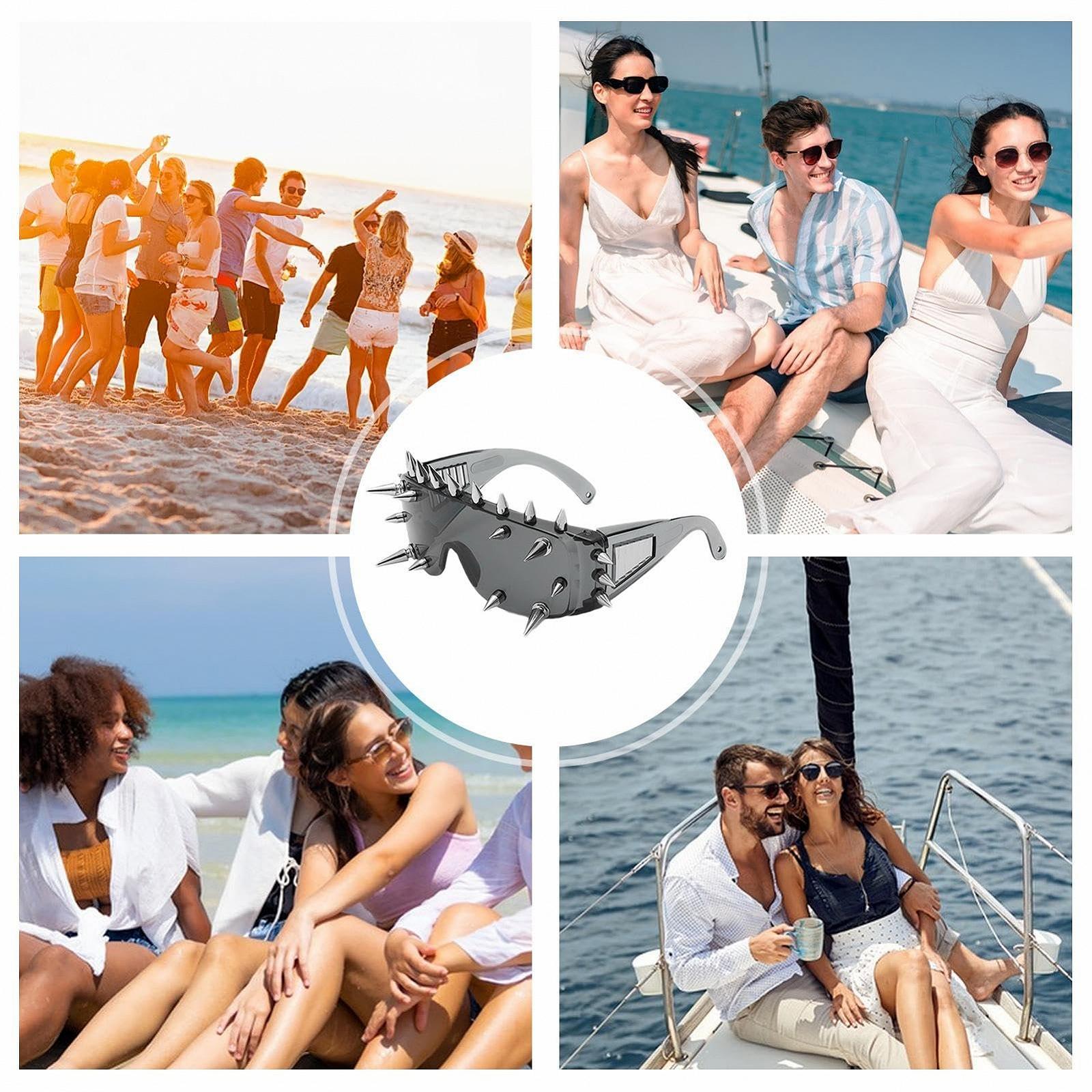 Сонцезахисні Окуляри Punk Steampunk Унікальні, фото №4