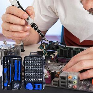 Набір викруток 115-в-1 Електронний Портативний synthetic.ua - Фото 1