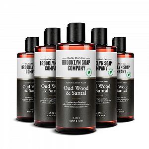 Гель для душа Brooklyn Soap Company Oud Wood & Santal 2-in-1 5 шт. - Фото 1