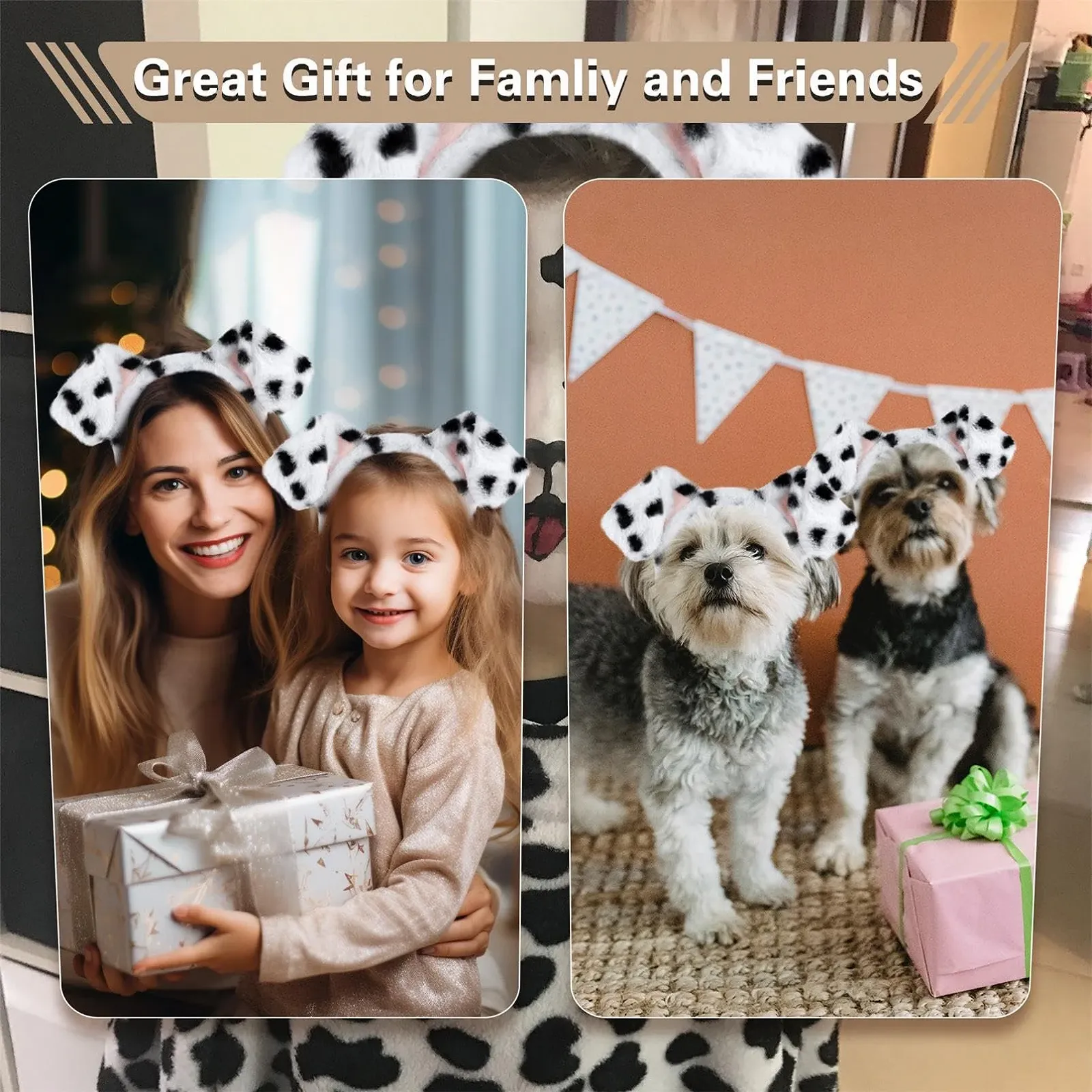 Обруч на голову Вуха Далматинця SIOTMERA, фото №4