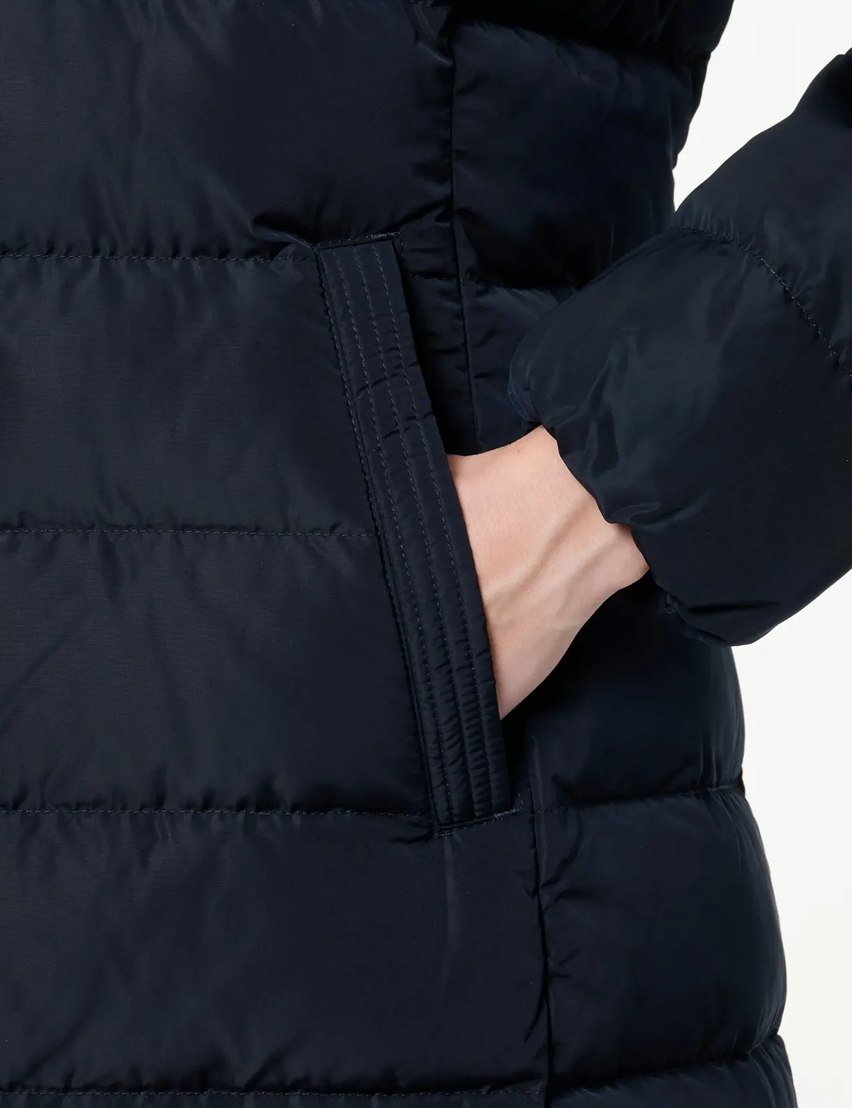 Пуховик Tommy Hilfiger Heritage Tyra Maxi Женский с мехом и капюшоном, фото №2