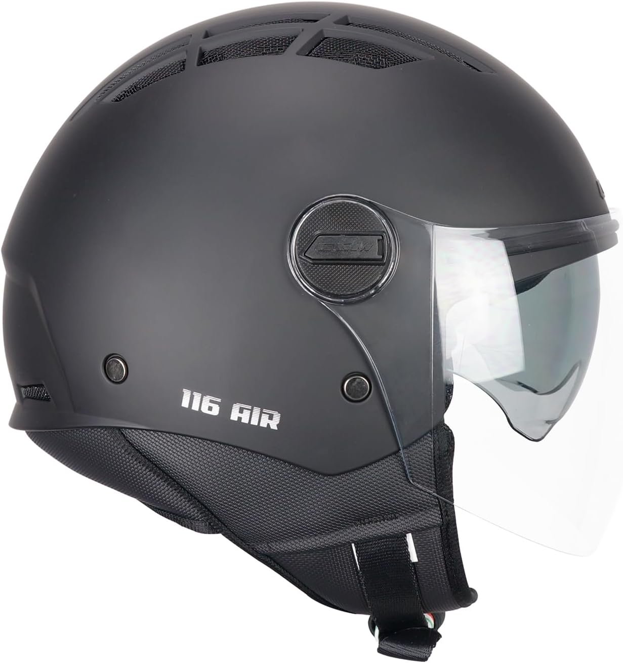 Мотошолом CGM 116A AIR MONO XXL (63-64) Black, фото №1