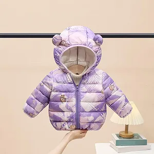 Дитяча пухова куртка Зимова куртка для дівчаток synthetic.ua - Фото 1