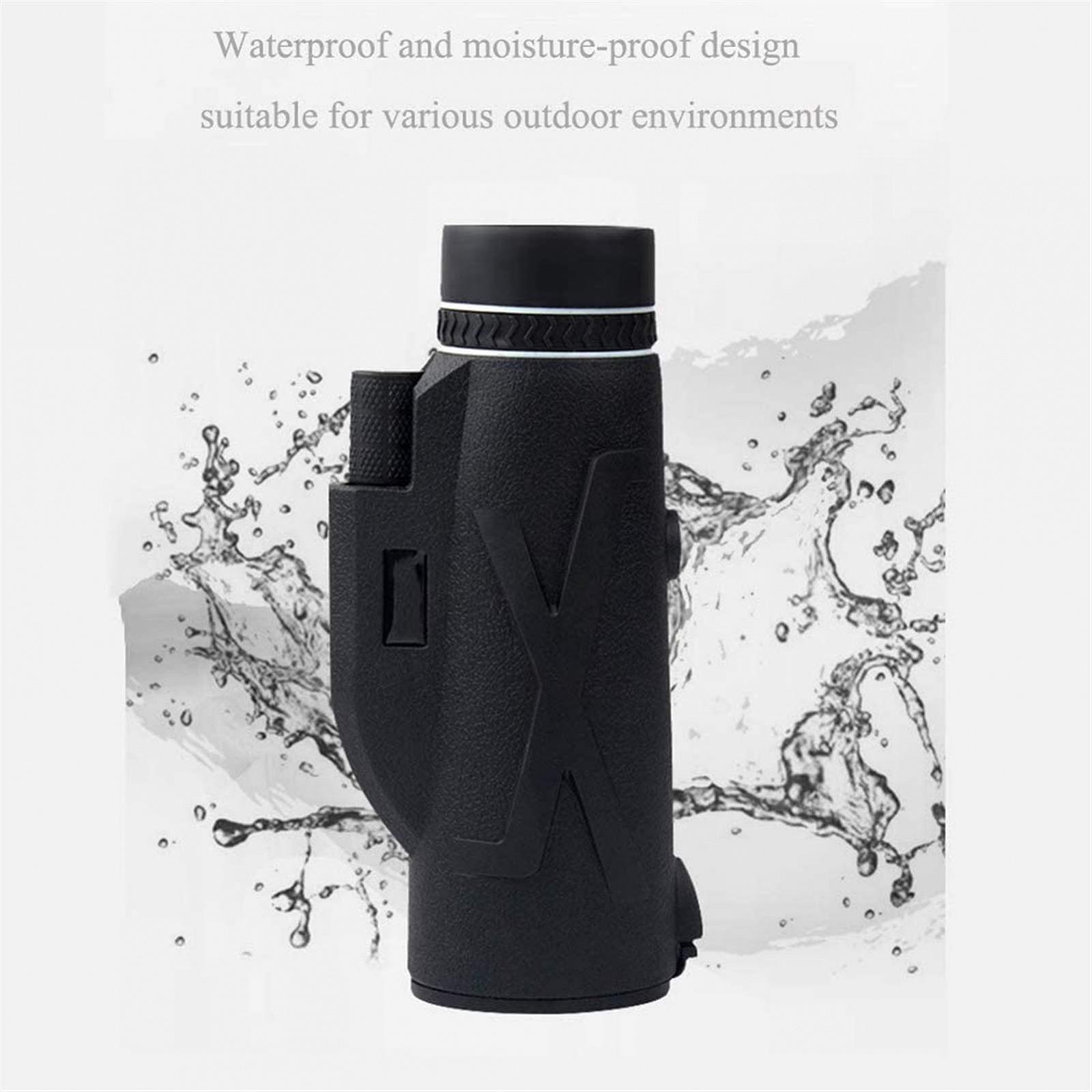 Монокуляр QHYTL Monocular 80x100 HD з BAK4 з кріпленням для телефону та телескопічною стійкою, фото №4 Монокуляр QHYTL Monocular 80x100 HD з BAK4 з кріпленням для телефону та телескопічною стійкою, фото №4