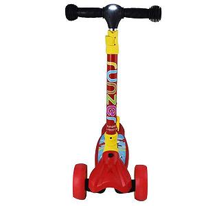 Купити Самокат Scooter Maxi со светящимися колесами фонариком складной руль Красный - Фото 1 Самокат Scooter Maxi со светящимися колесами фонариком складной руль Красный - Фото 1