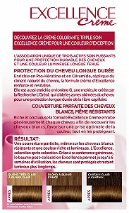 Фарба для волосся L'OREAL EXCELENCE cr":e8me 5.3 Світлий Каштановий Золотистий synthetic.ua - Фото 1
