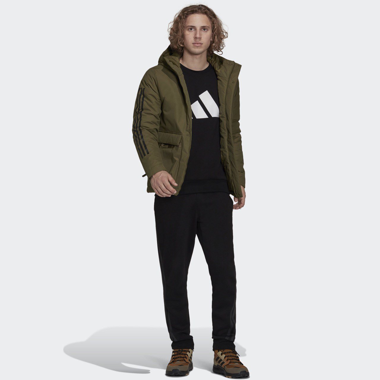Пуховик Adidas Utilitas 3-Stripes L, фото №1