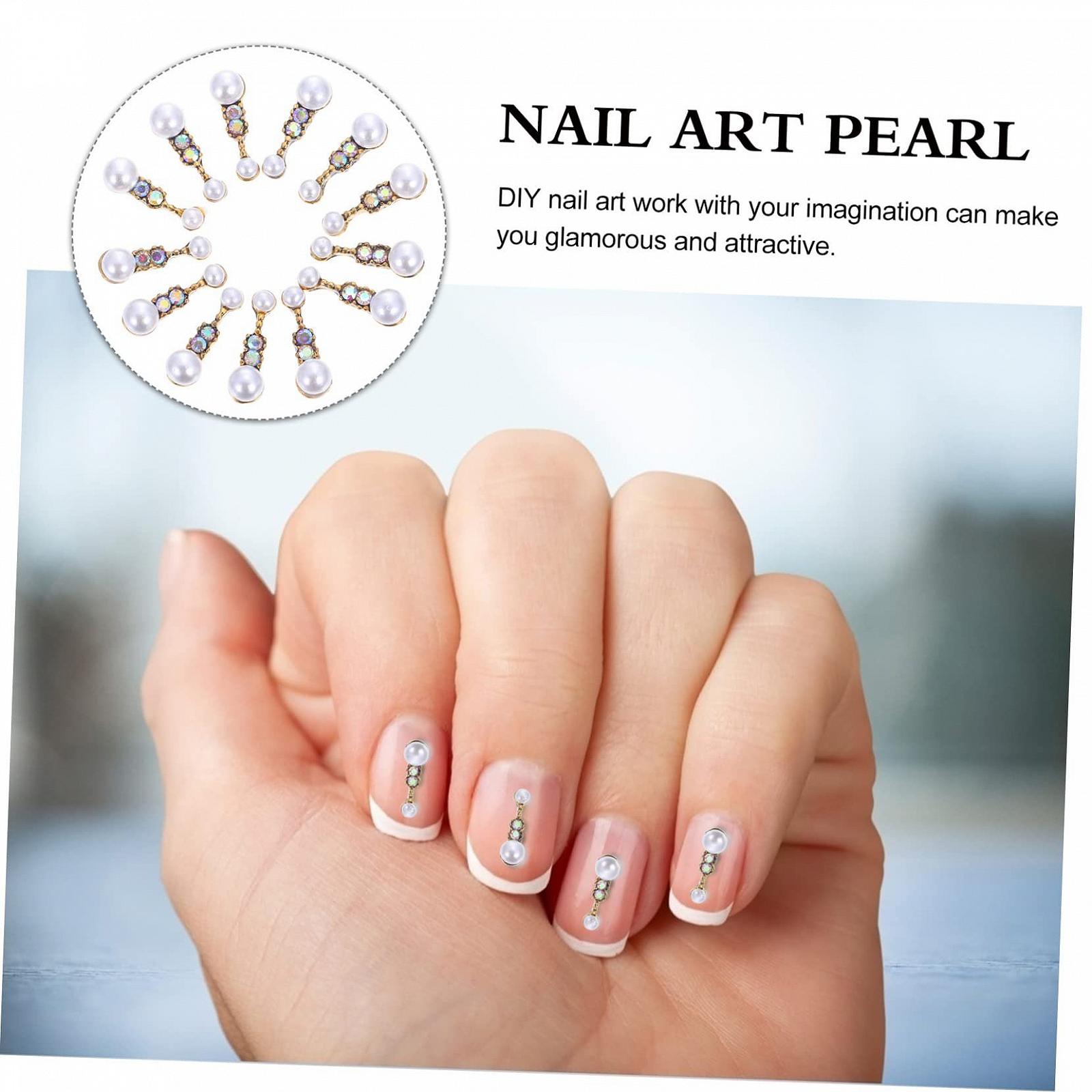 Аксессуары для маникюра Beavorty 20 штук, металлические декоративные украшения для ногтей для женщин, фото №2