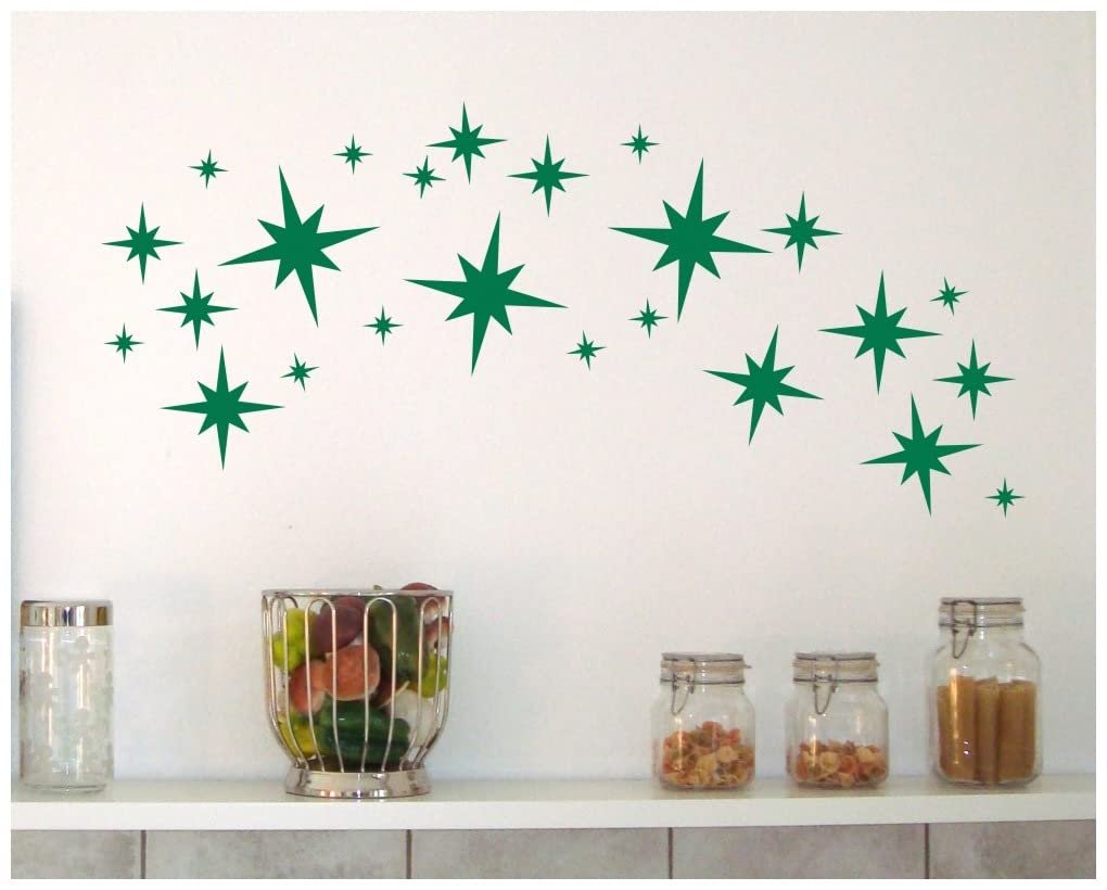 Набір наклейок на стіну Polar Star Filled Чорний, фото №3 Набір наклейок на стіну Polar Star Filled Чорний, фото №3