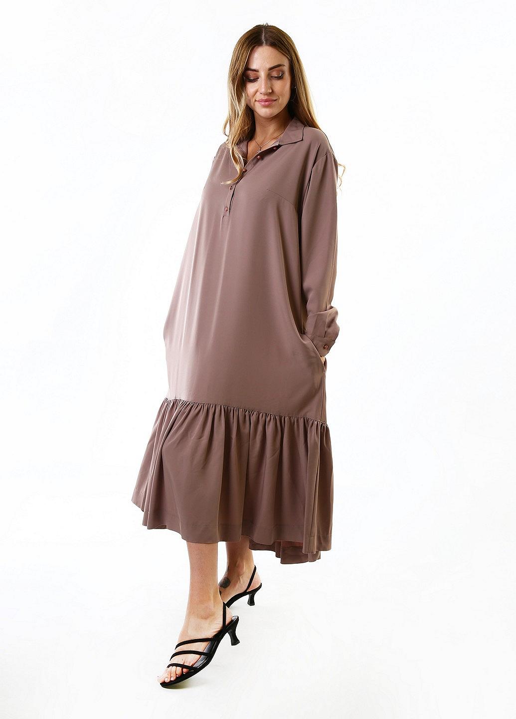 Платье inDresser L Бежевый (IN-F0227Ю034А-Beige), фото №3