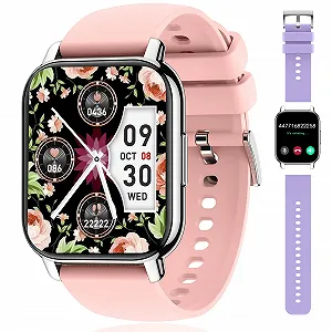 Купить Умные часы Popglory с функцией телефона, фитнес-трекер, цветной сенсорный дисплей 2 дюйма, монитор артериального давления, монитор сердечного ритма и сна, SpO2, спортивные часы, IPx8 водонепроницаемые, шагомер - Фото 1 Умные часы Popglory с функцией телефона, фитнес-трекер, цветной сенсорный дисплей 2 дюйма, монитор артериального давления, монитор сердечного ритма и сна, SpO2, спортивные часы, IPx8 водонепроницаемые, шагомер - Фото 1