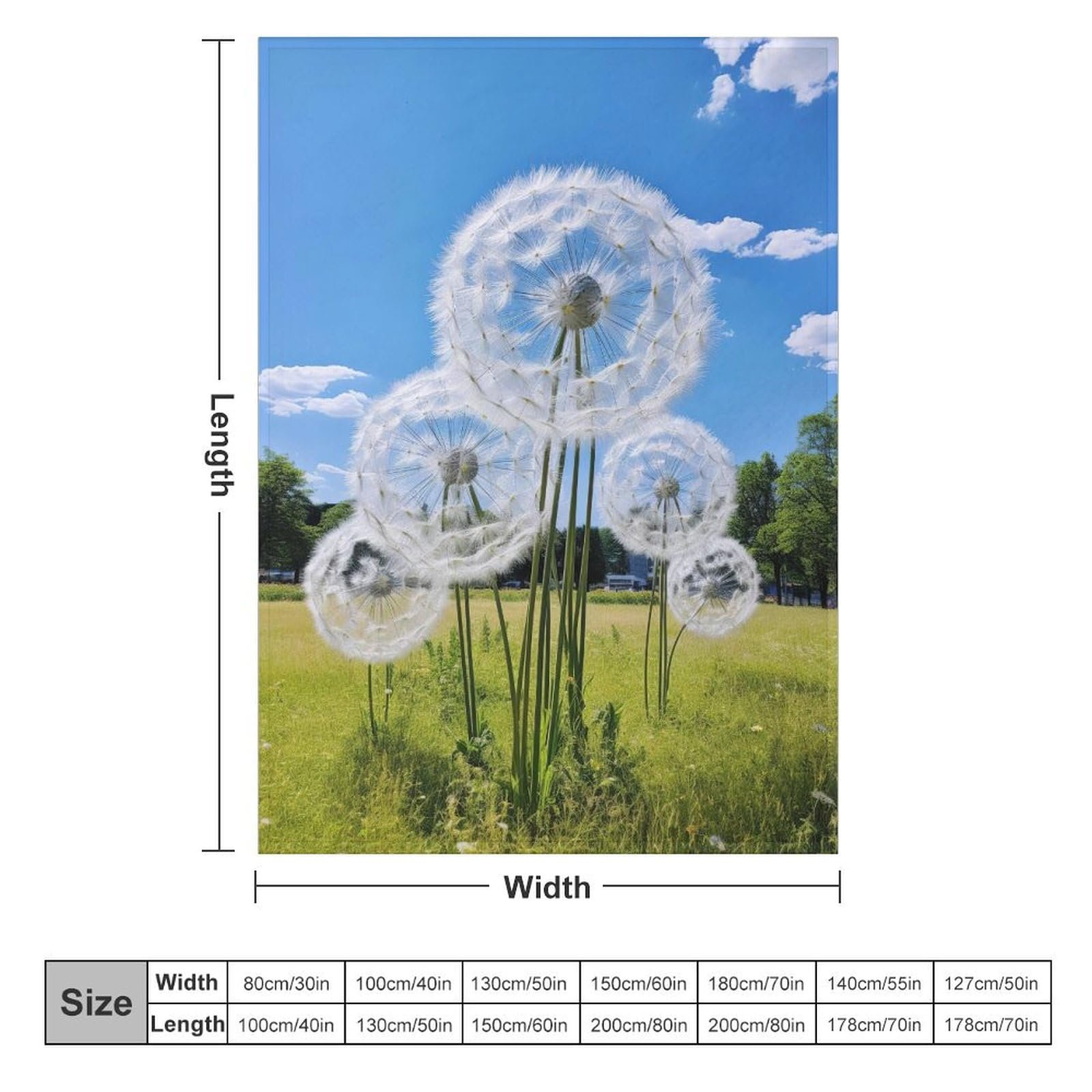 Покривало Фланель Фліс DandeLöwe 3D для дивану ліжка Пухнасте М'яке Тепле (130 x 180 см), фото №5 Покривало Фланель Фліс DandeLöwe 3D для дивану ліжка Пухнасте М'яке Тепле (130 x 180 см), фото №5