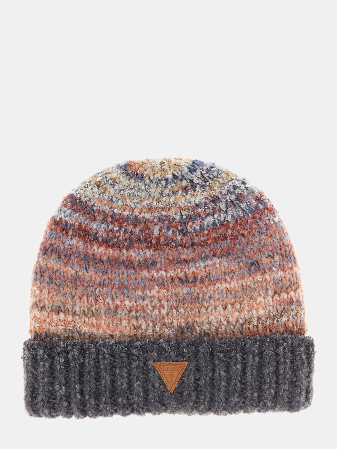 Шапка, GUESS, Space-Dye-Beanie, разноцветный Sherpa-Blue, один размер, фото №1
