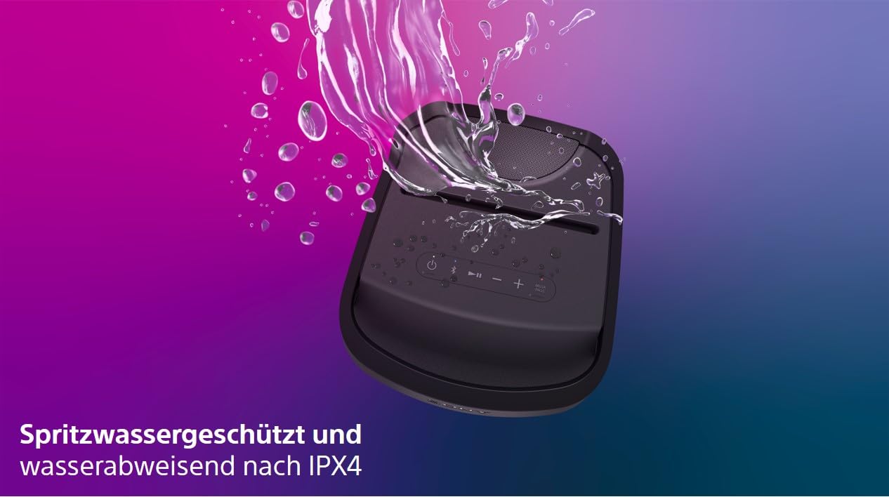 Динамик Sony SRS-XP700 Мощный Bluetooth Party Speaker с всенаправленным звуком, подсветкой и 25 часами работы Черный, фото №4