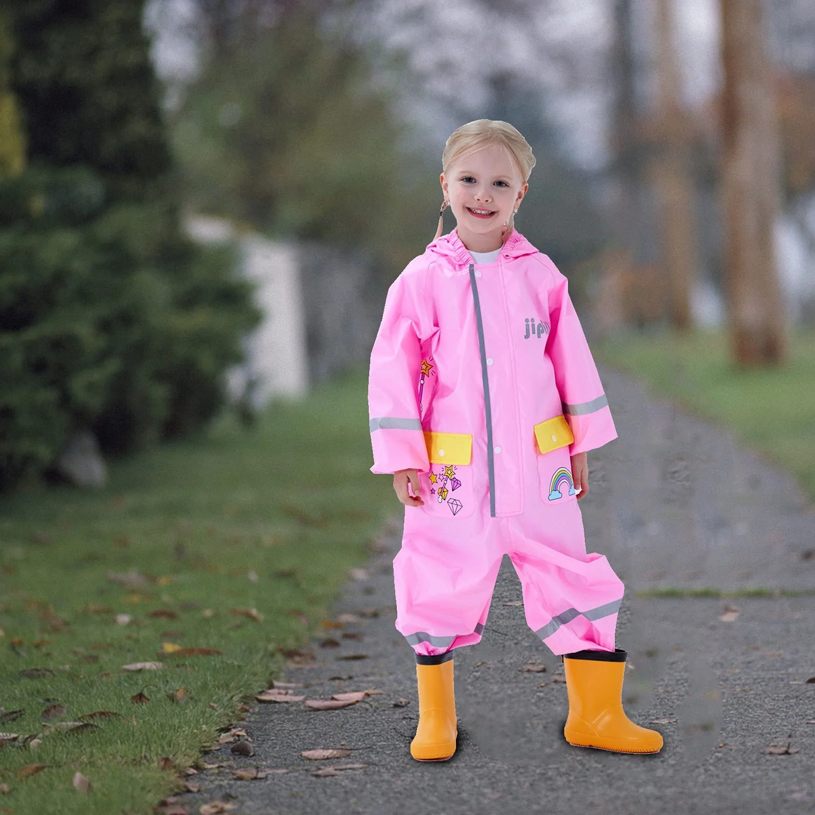 Детский дождевик Keyck, дождевая куртка для девочек, дождевой костюм для мальчиков, водонепроницаемый дождевик-пончо с капюшоном и карманом, детские дождевики, складной, дышащий, многоразовый, 1-8 лет, фото №6 Детский дождевик Keyck, дождевая куртка для девочек, дождевой костюм для мальчиков, водонепроницаемый дождевик-пончо с капюшоном и карманом, детские дождевики, складной, дышащий, многоразовый, 1-8 лет, фото №6