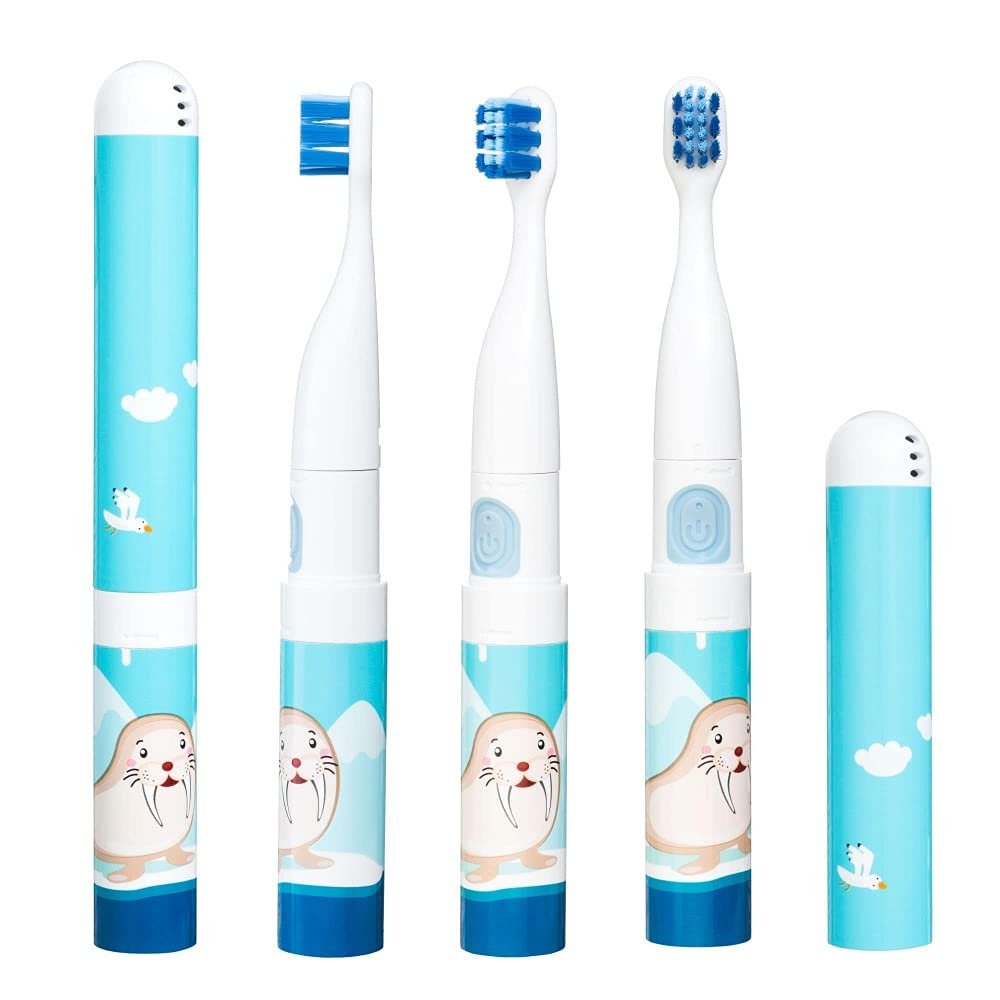 Дитяча звукова зубна щітка VITAMMY Smile Kids Синій морж, фото №3
