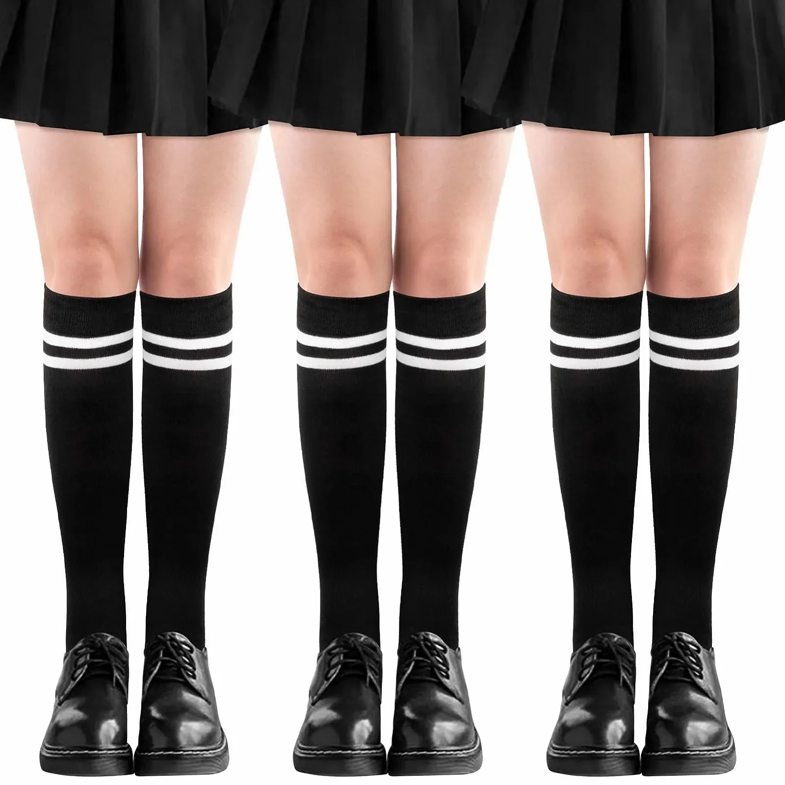 Жіночі гольфи 3 пари до коліна, фото №1