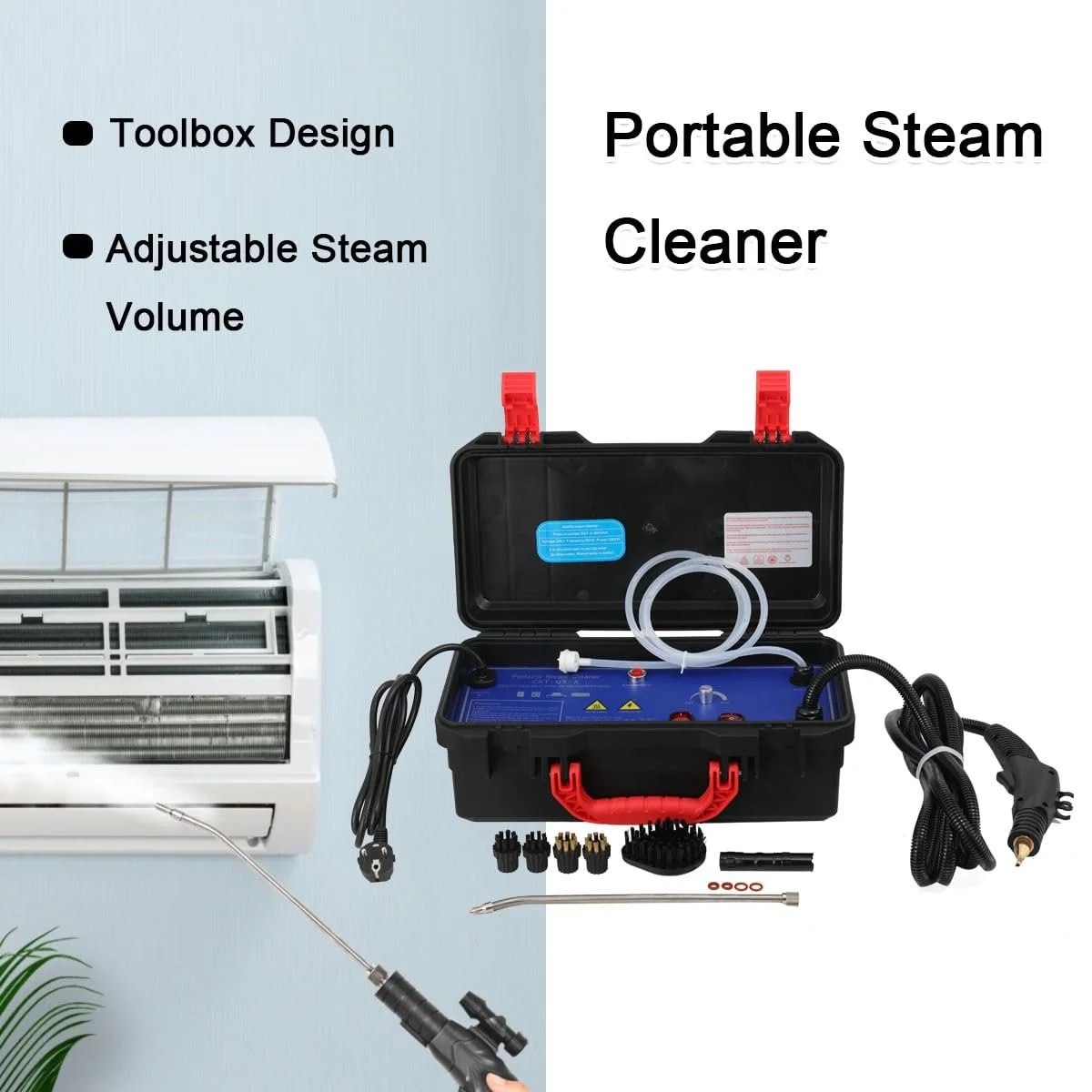 Пароочисник високого тиску 3000 Вт 120 °C 3.5 бар, фото №3