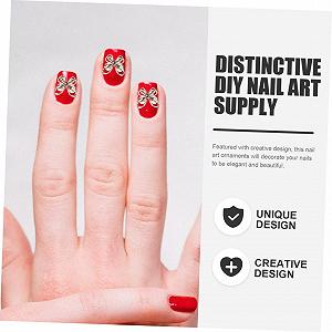 Украшения для ногтей Бабочки 3D, 10 шт. synthetic.ua - Фото 1