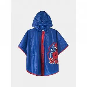 Дождевик CARTOON Человек-паук Marvel Детский дождевой плащ-пончо с капюшоном и застежкой на пуговицах synthetic.ua - Фото 1