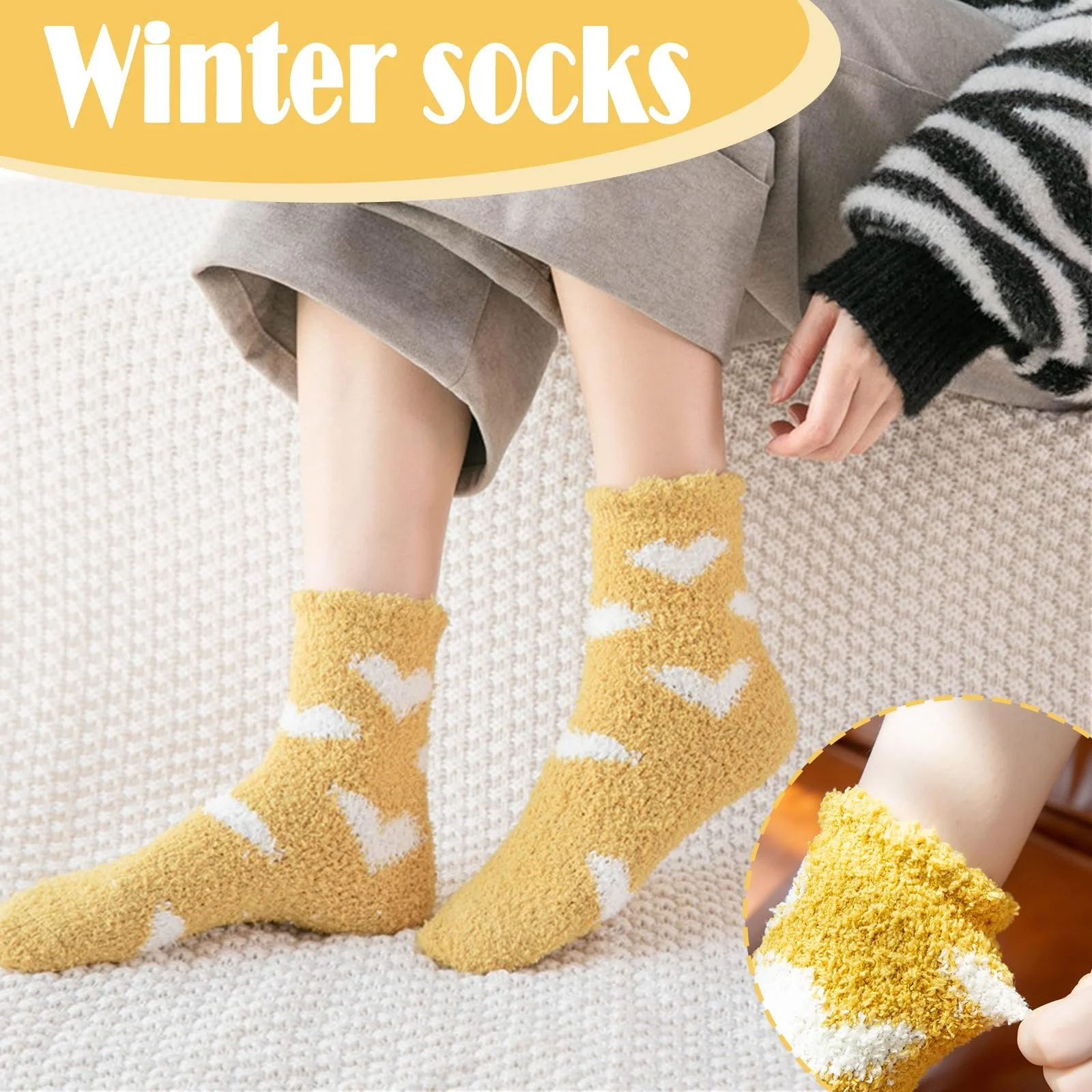 Шкарпетки Жіночі для Сну Еластичні для Зими Розмір 35-38, фото №5 Шкарпетки Жіночі для Сну Еластичні для Зими Розмір 35-38, фото №5