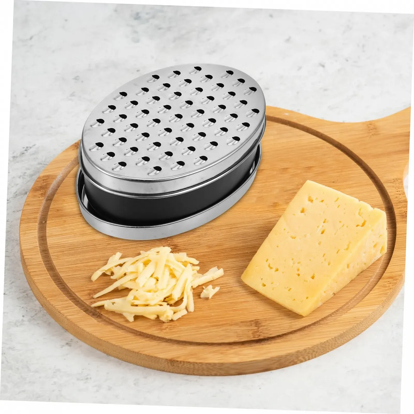 Терка Ipetboom Kastenreibe с контейнером, многофункциональная, для сыра и овощей, нескользящая., фото №4