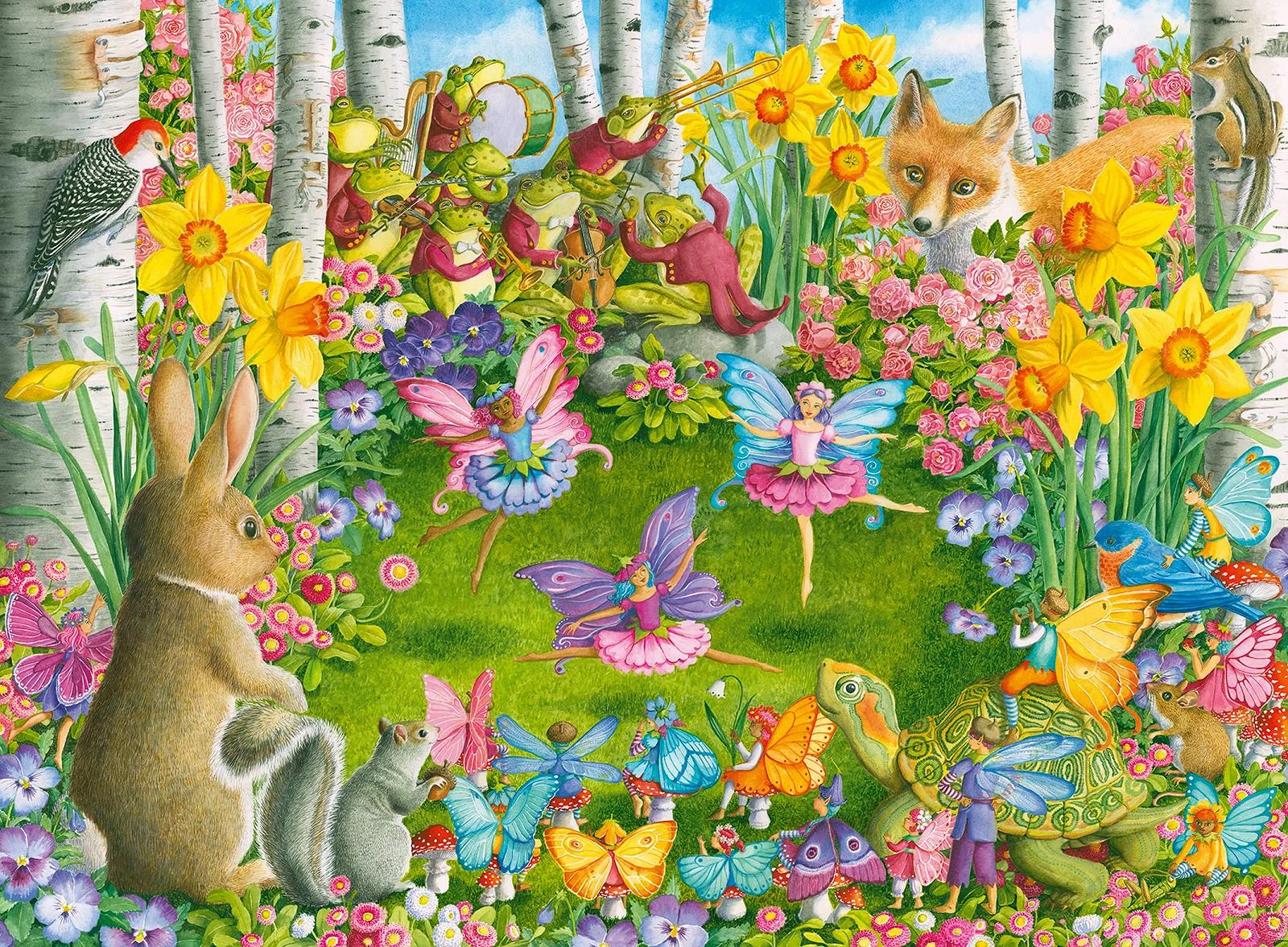 Пазл Ravensburger 13368 Ballet Fantasy & Fairy Tale Fairy Ballet 100 XXL деталей 49 x 36 см разноцветный, фото №1