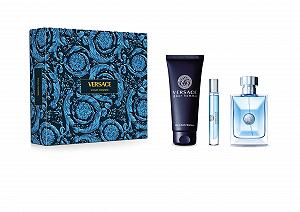 Eau de Toilette Versace Pour Homme 100 мл + EDT 10 мл + SG 150 мл - Фото 1