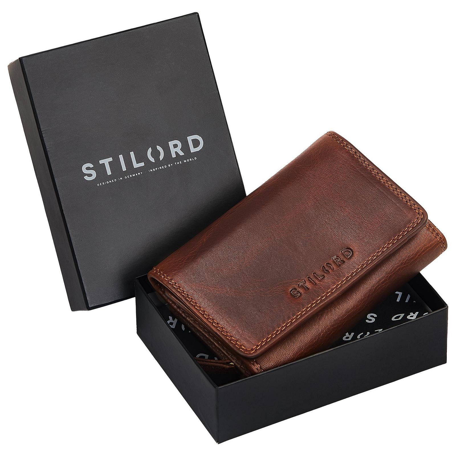 Кошелек STILORD Bloom из натуральной кожи с молнией, современный маленький кошелек, женский кожаный мини-кошелек, кошелек RFID, кошелек для монет, женский с подарочной коробкой, Kara - Cognac, M, кошелек для монет, фото №7