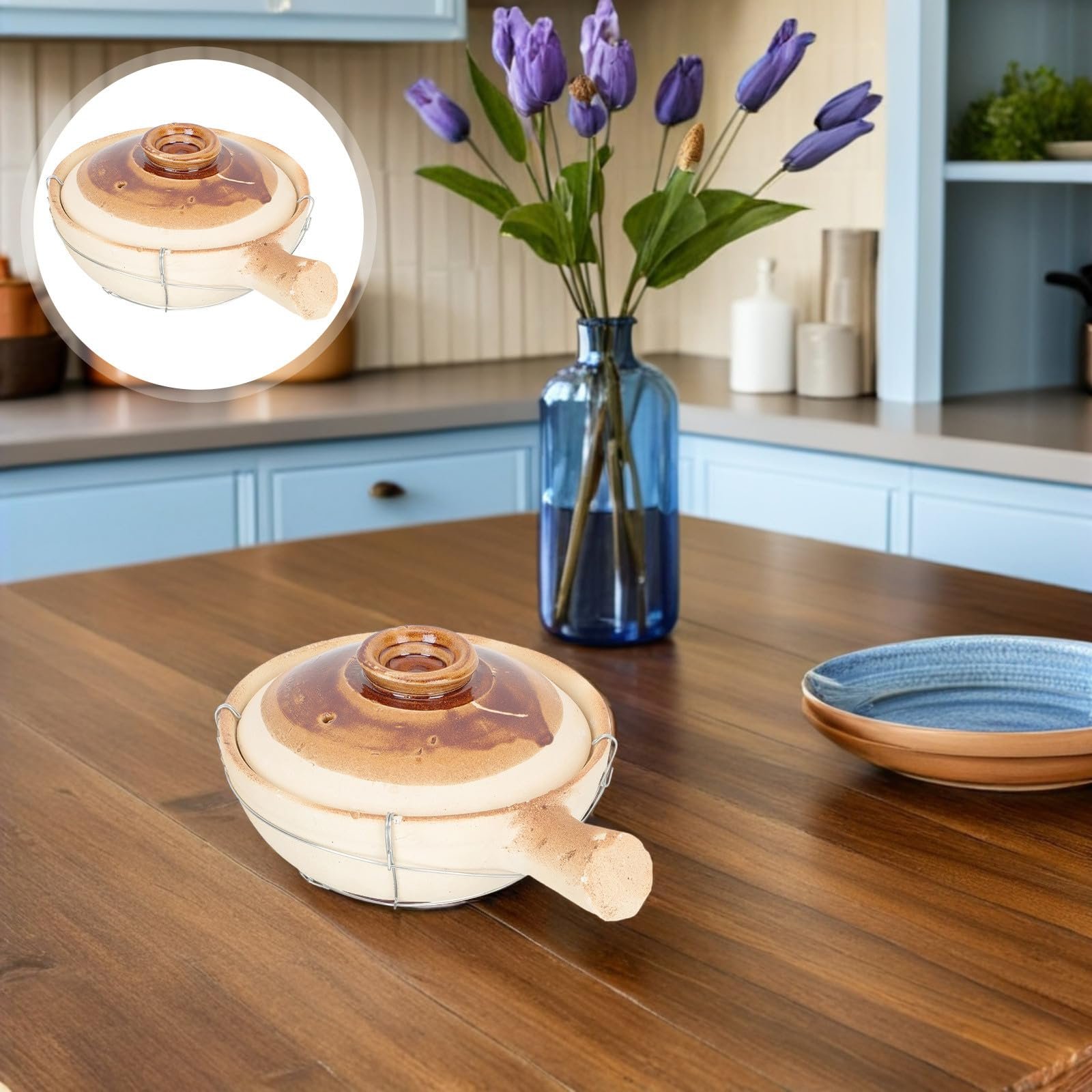 Ковш-сотейник керамічний термостійкий, фото №7