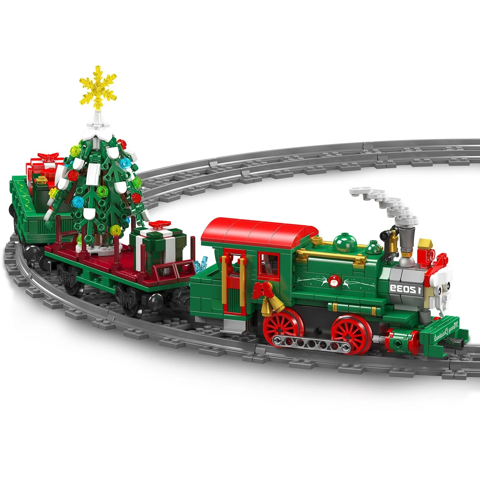 Конструктор Поезд Mould King Technik 12039 Дизельный локомотив ESU KG230 922 детали, фото №4