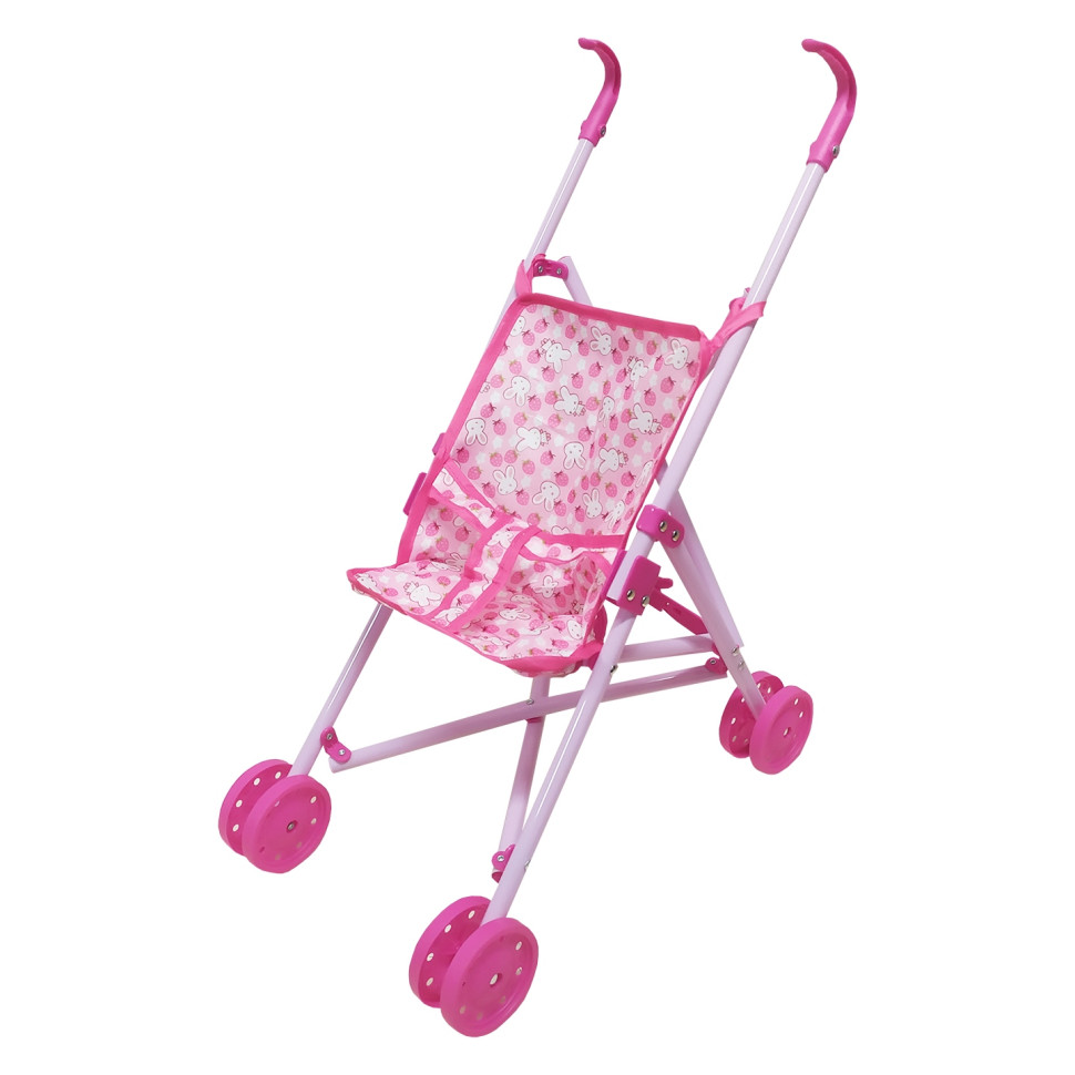 Коляска для кукол Bambi M 0348 игрушечная коляска-трость 58 х 13 см Заяц, фото №1