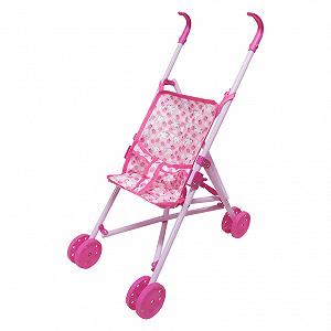 Коляска для кукол Bambi M 0348 игрушечная коляска-трость 58 х 13 см Заяц - Фото 1