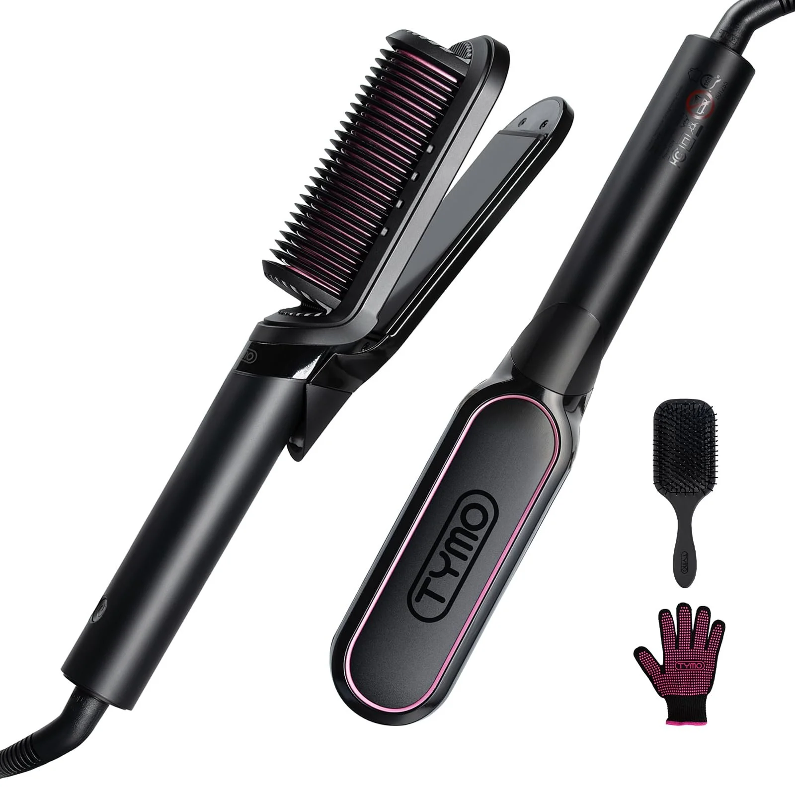 Щетка-выпрямитель TYMO FLIPRO 2 в 1 Ion Keratin 5 температурных режимов, фото №1 Щетка-выпрямитель TYMO FLIPRO 2 в 1 Ion Keratin 5 температурных режимов, фото №1
