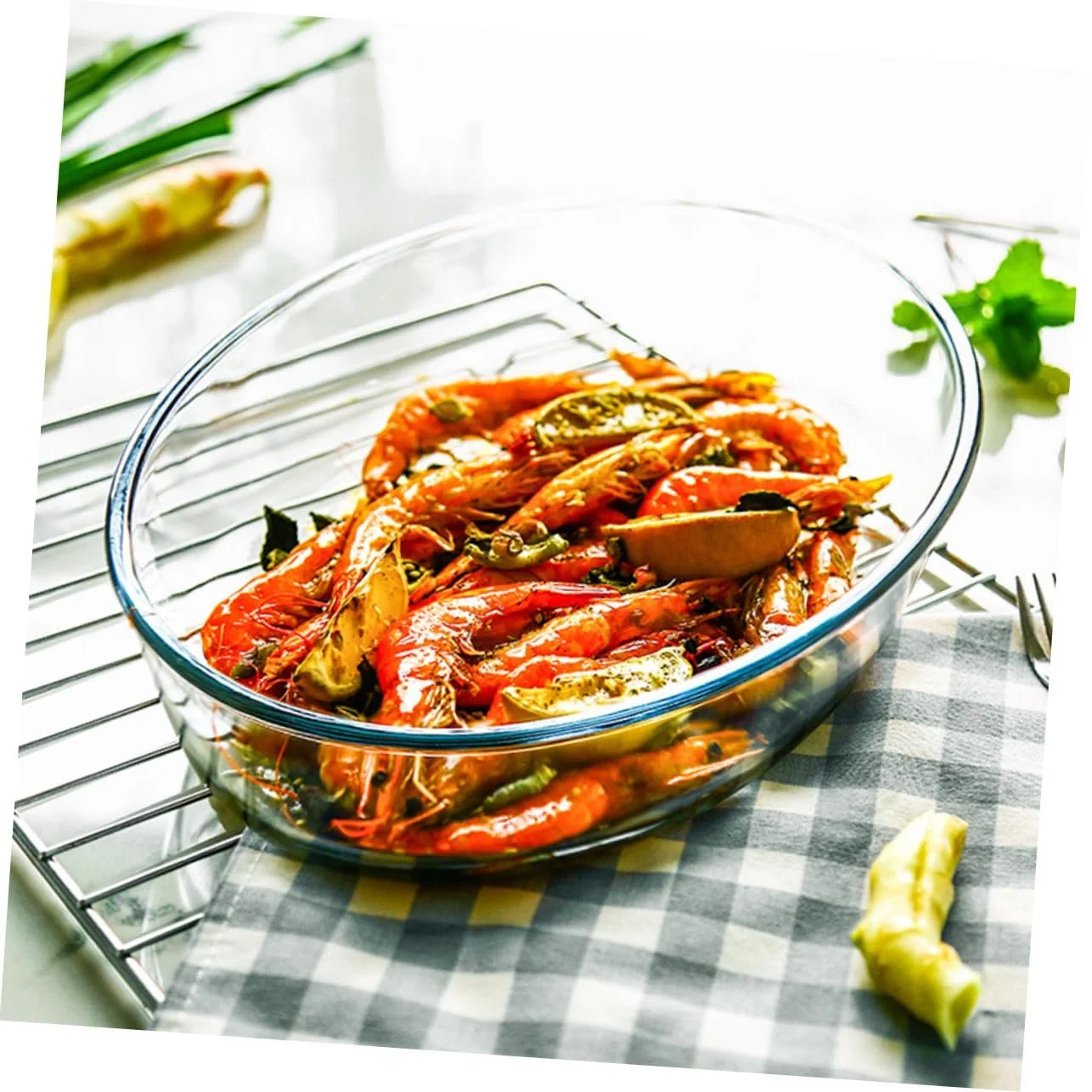 Форма для запекания TOYANDONA стеклянная 2400 мл, фото №6