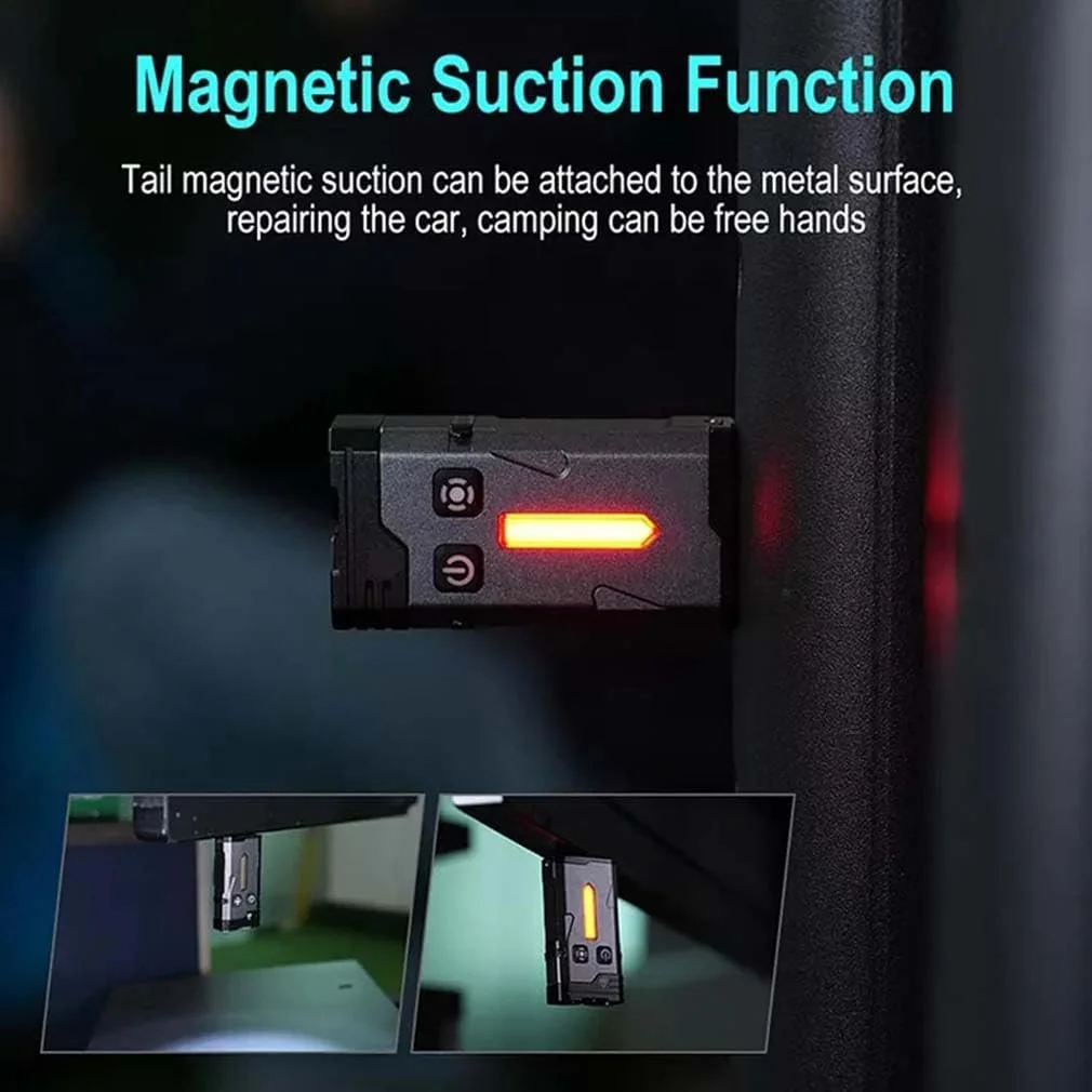 Ліхтарик Tidepick Міні магнітний 1100 люмен, LED, Перезаряджуваний, ліхтарик-брелок, надзвичайно яскравий, фото №5