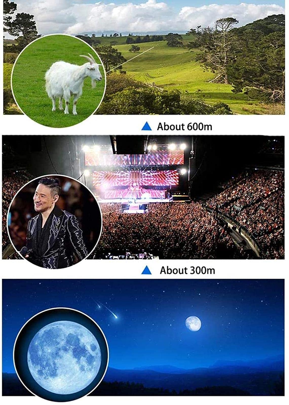 Монокуляр QHYTL 12x50 с BAK4-призмой черный, фото №3