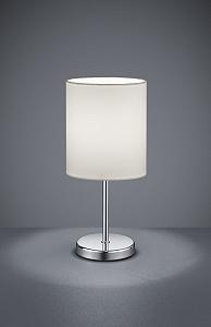 Настільна лампа Reality Leuchten Jerry E14 40 Вт 13 x 13 x 28,5 см Біла synthetic.ua - Фото 1