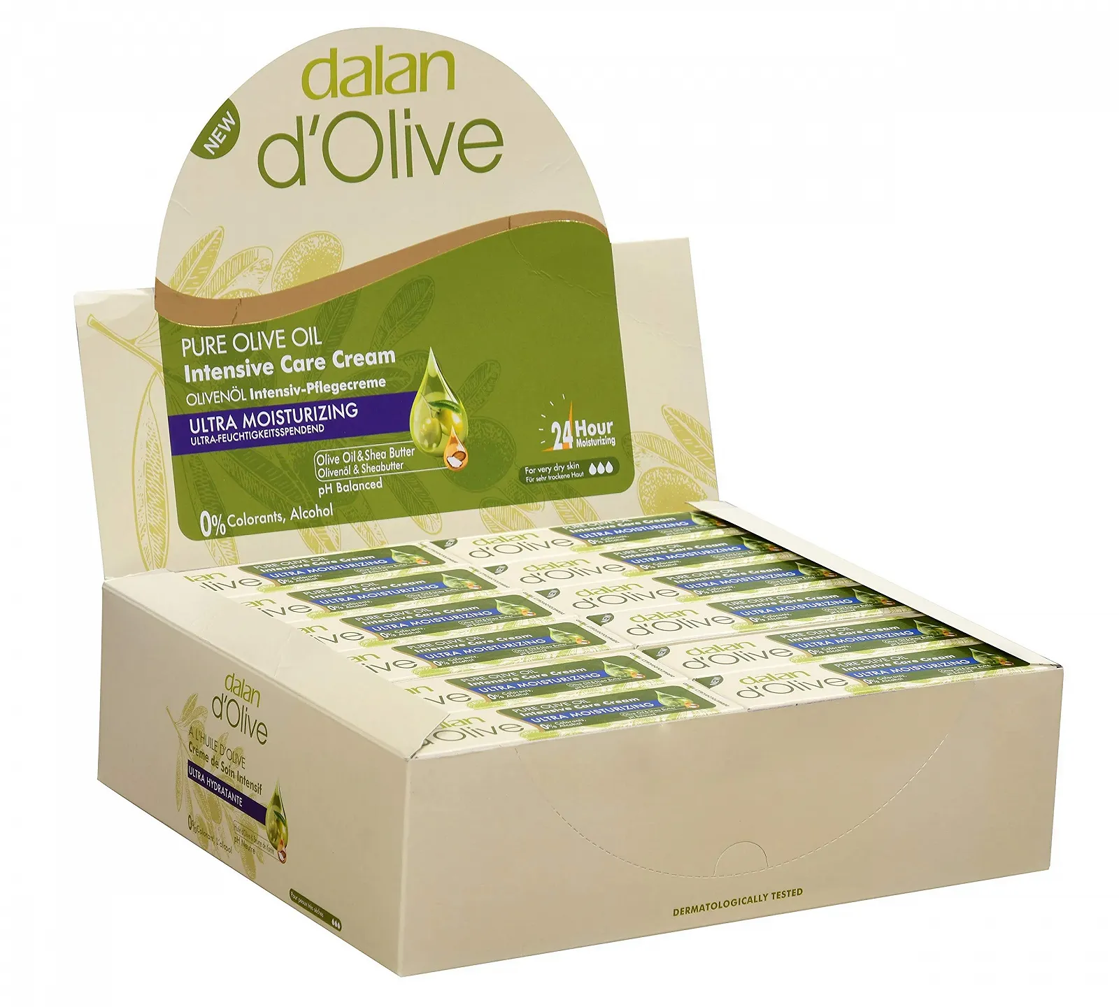 Крем для рук Dalan d'Olive Intensive, набір (36 x 20 мл) Новий дизайн, фото №1