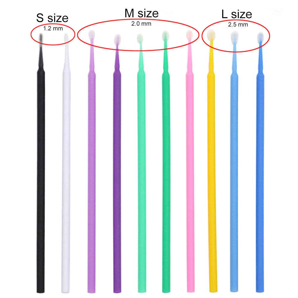 Мікроаплікатори Одноразові Щіточки для Туші 2.0 мм Фіолетова Ручка, фото №2