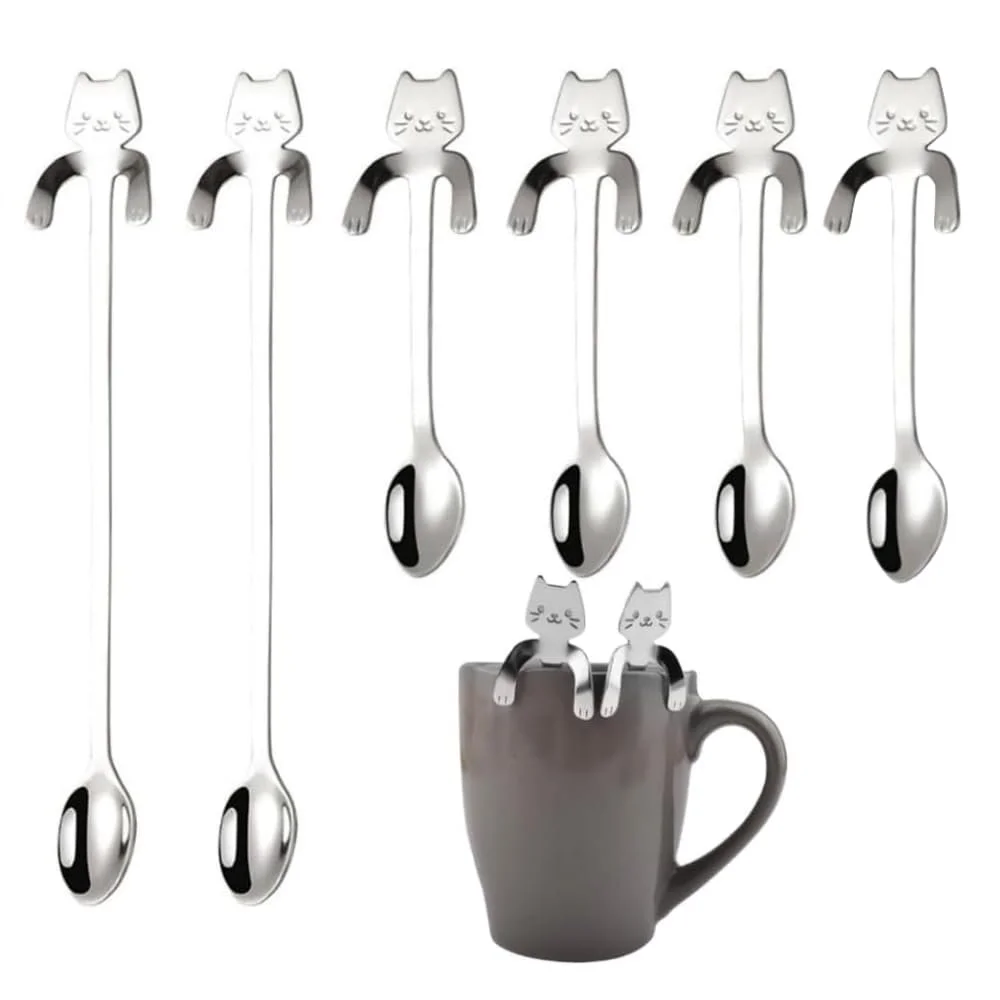 Набір з 6 Ложок Кавова Чайна, фото №1