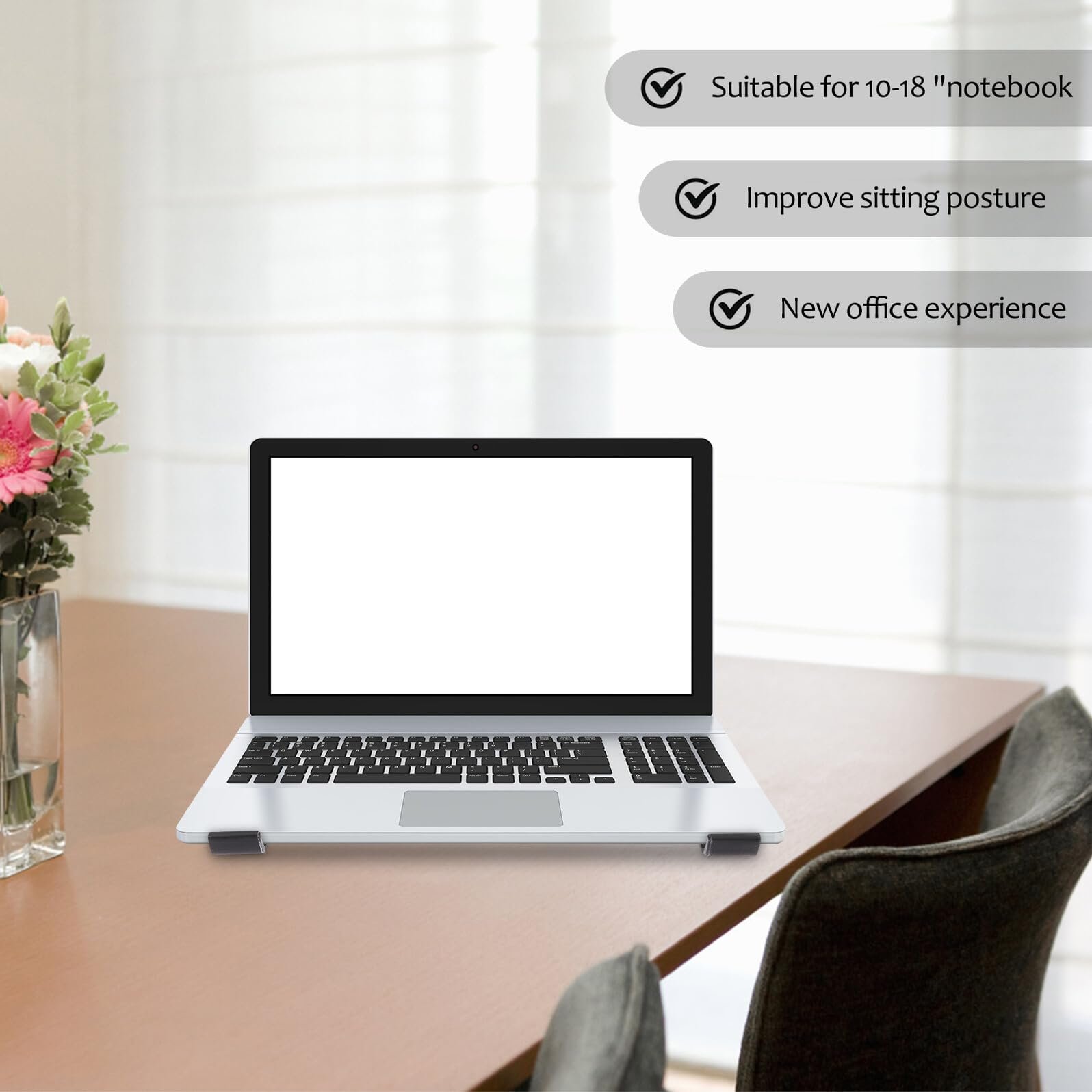 Подставка для ноутбука алюминиевая с треугольной структурой и силиконовыми накладками, прочный держатель для ноутбуков, многофункциональная охлаждающая подставка с полым дизайном для быстрого рассеивания тепла, фото №6 Подставка для ноутбука алюминиевая с треугольной структурой и силиконовыми накладками, прочный держатель для ноутбуков, многофункциональная охлаждающая подставка с полым дизайном для быстрого рассеивания тепла, фото №6