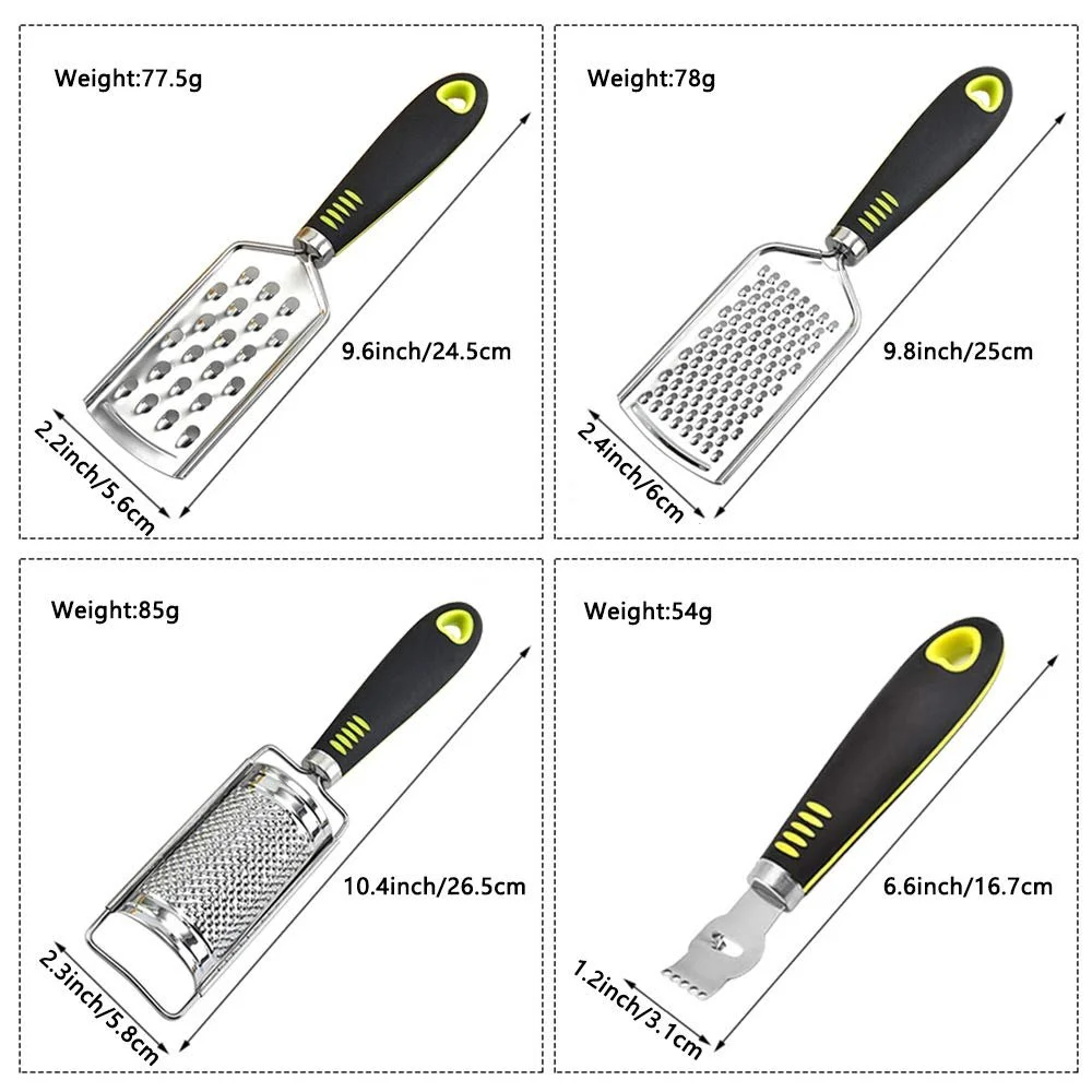 Ручная терка Small Brand Нержавеющая сталь Набор из 4 штук, фото №7