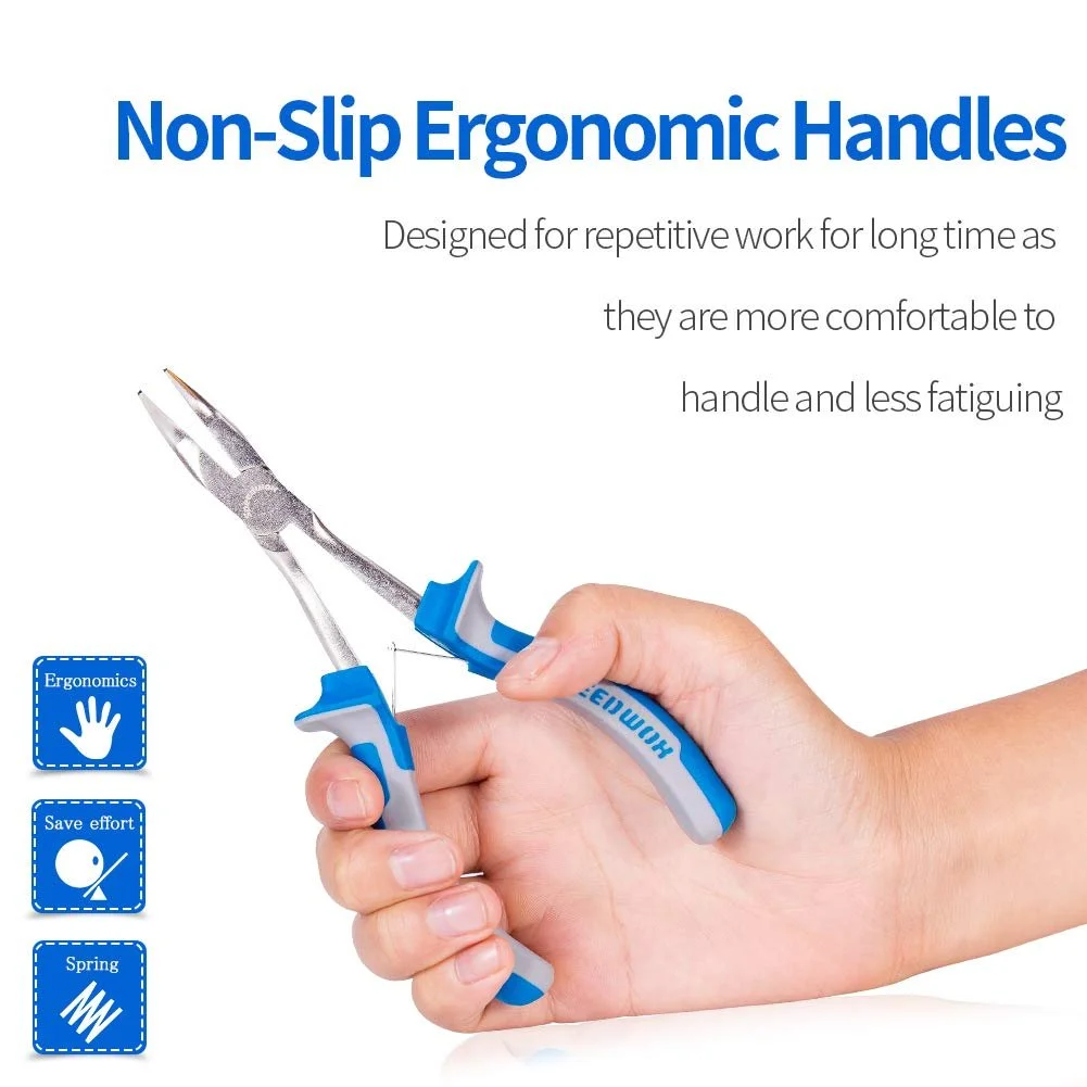 Набор плоскогубцев SPEEDWOX с удлиненными ручками, 4 шт., с ящиком для хранения, мини-набор плоскогубцев, прецизионные кусачки для проволоки, тонкие плоскогубцы для труднодоступных мест, высокий рычаг, инструменты для механических работ, фото №4 Набор плоскогубцев SPEEDWOX с удлиненными ручками, 4 шт., с ящиком для хранения, мини-набор плоскогубцев, прецизионные кусачки для проволоки, тонкие плоскогубцы для труднодоступных мест, высокий рычаг, инструменты для механических работ, фото №4