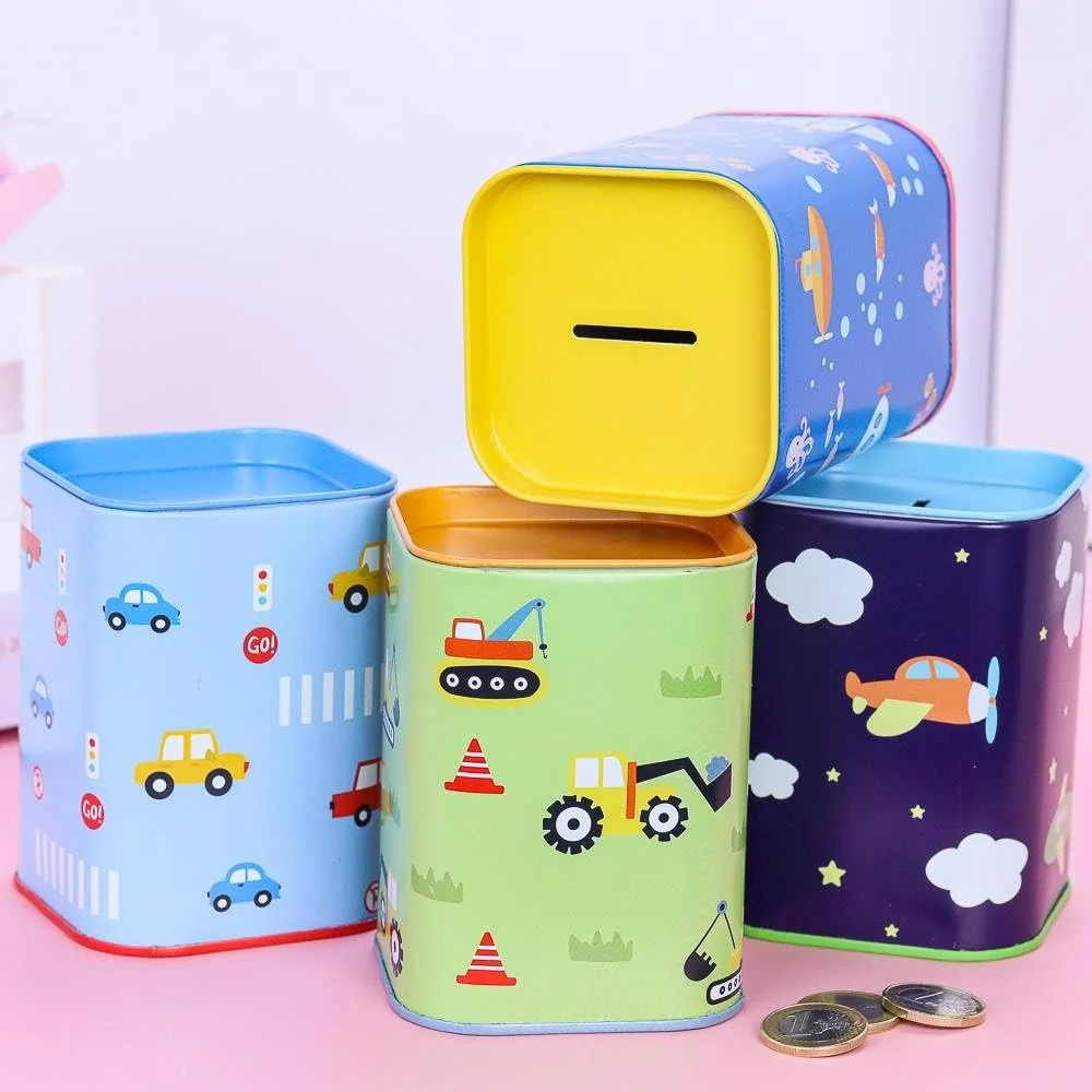 Копилка Vivos Colores Submarine с жестяной крышкой и функцией пенала, фото №9