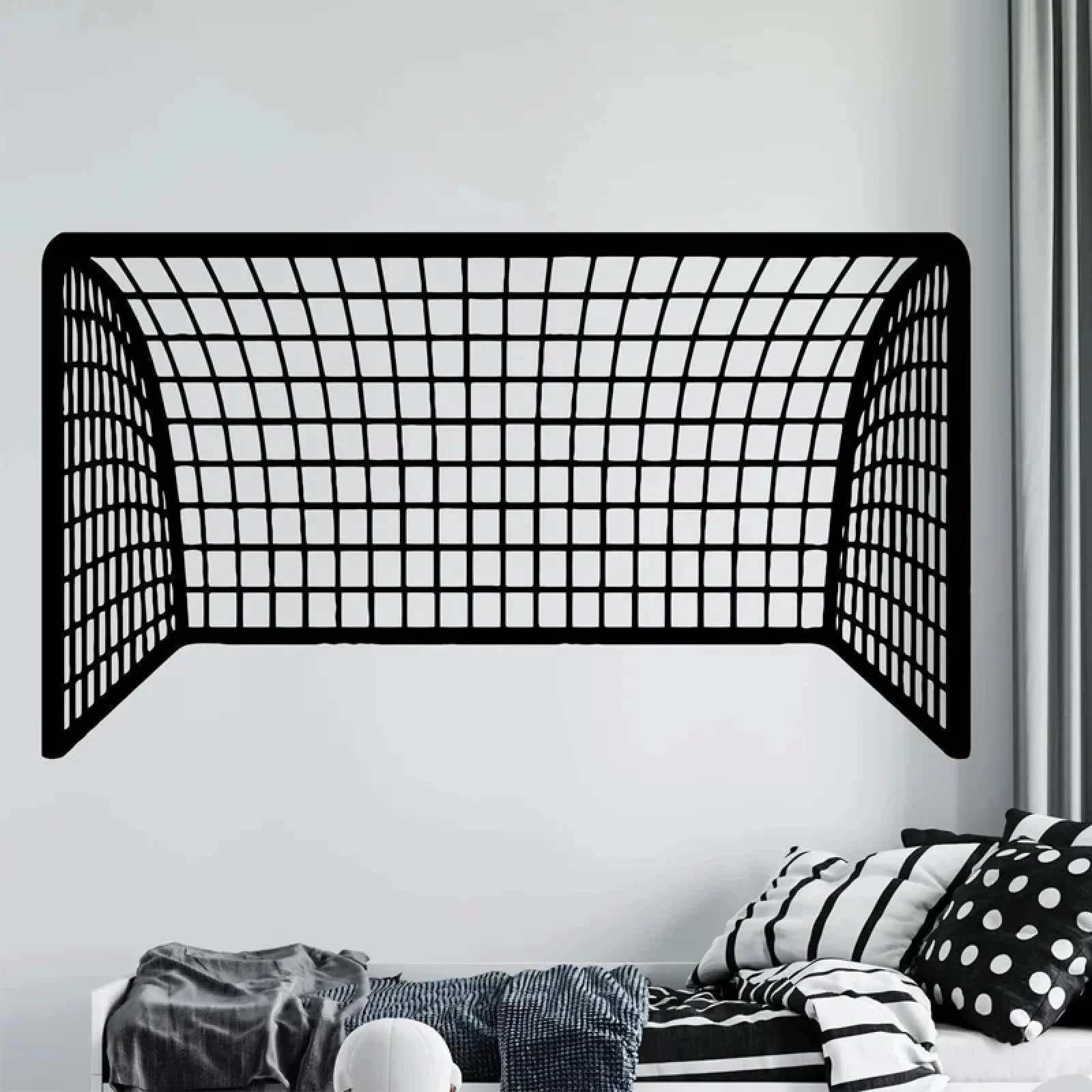 Наклейка на стіну Football Goalkeeper Vinyl Art Чорна, фото №1 Наклейка на стіну Football Goalkeeper Vinyl Art Чорна, фото №1